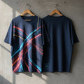 D98 Drape Tee - Graphic Lines