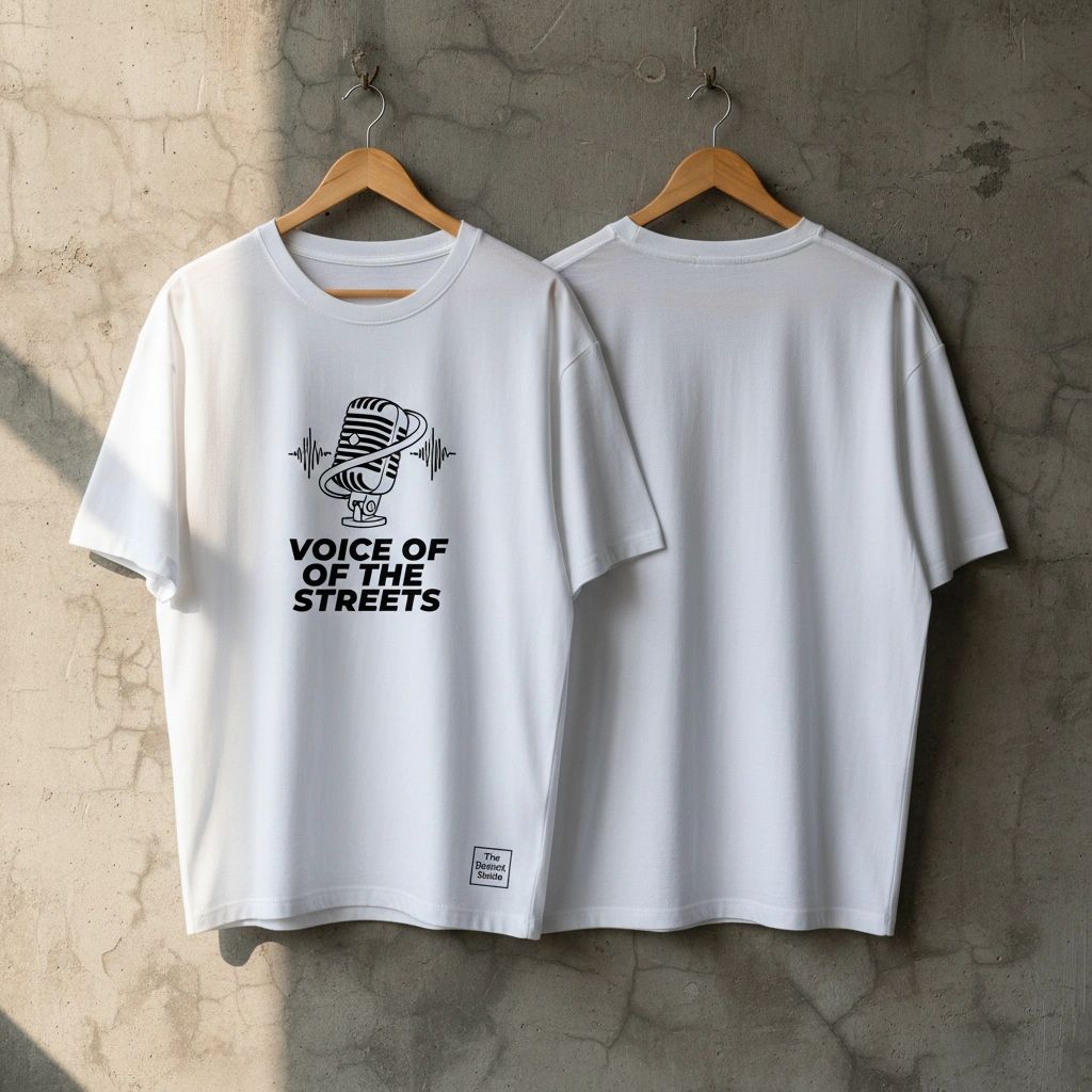 D98 Drape Tee - Voice of the Streets
